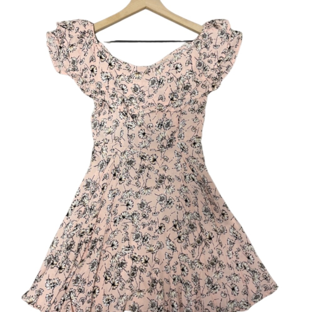 Floral Pink Summer Dress